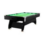 CUETIQ 9FT  LED Pool Table - Built-in LED Lighting Professional Play Home Game Set - Green