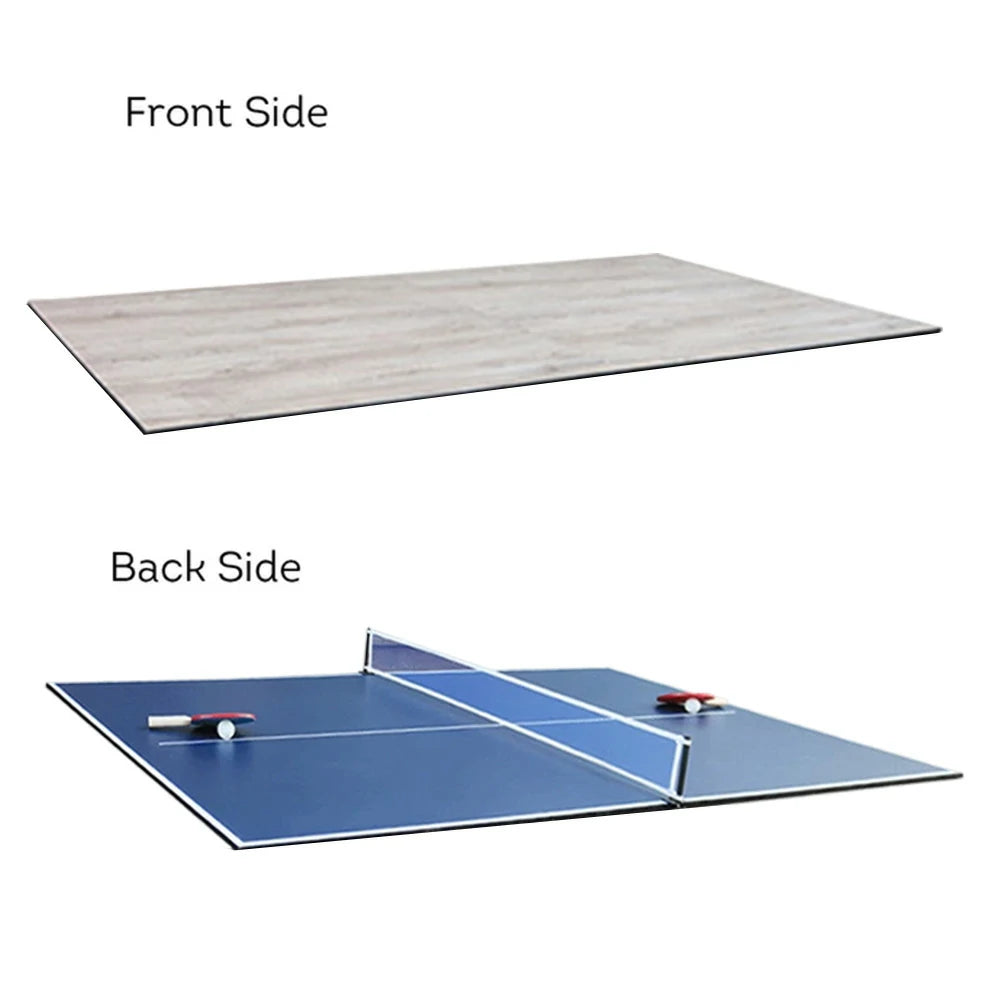 CUETIQ Ping Pong Tabletop / Dining Tabletop for P028 7/8FT Billiards Table Includes Free Accessories