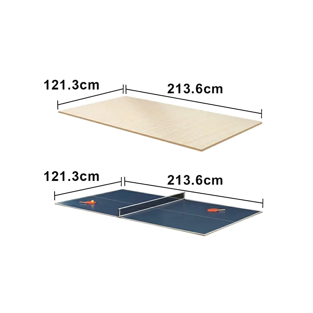 CUETIQ Ping Pong Tabletop / Dining Tabletop for P035 7FT Billiards Table Includes Free Accessories