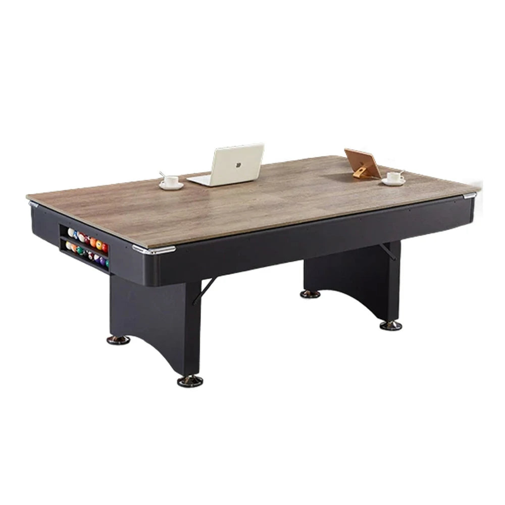 CUETIQ TE 3-IN-1 P038 7FT/8FT Foldable Green MDF Billiard Table with Free Accessories - Blue Felt