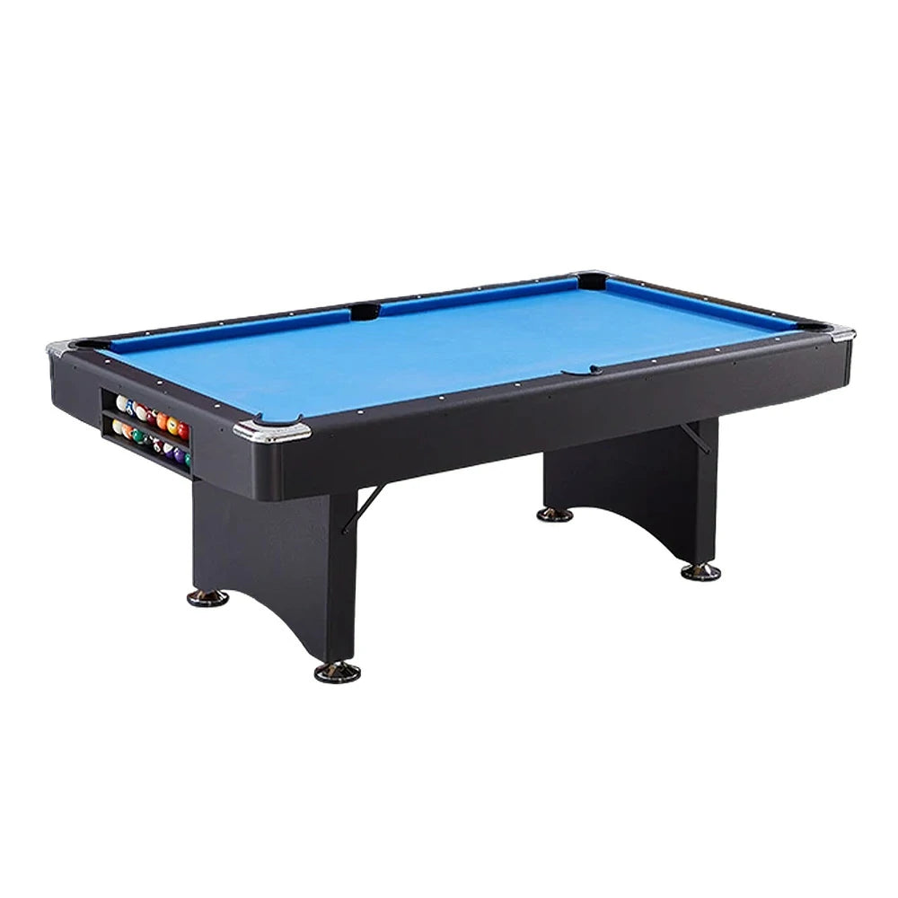 CUETIQ TE 3-IN-1 P038 7FT/8FT Foldable Green MDF Billiard Table with Free Accessories - Blue Felt