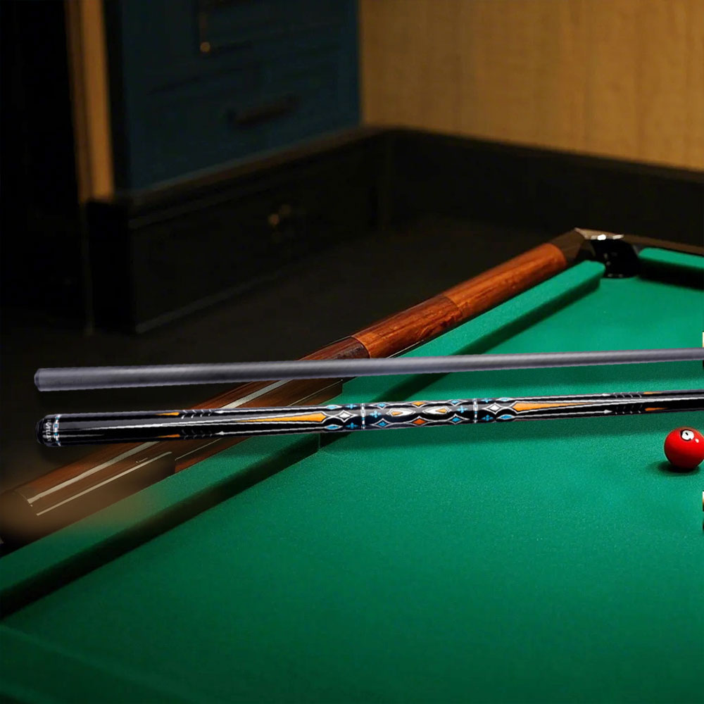 KONLLEN  Premier Professional Car-15 Lightyellow 2-Piece Carom Cue Maple Wood 18.5-20OZ Billiard Cue 147CM - Light Yellow