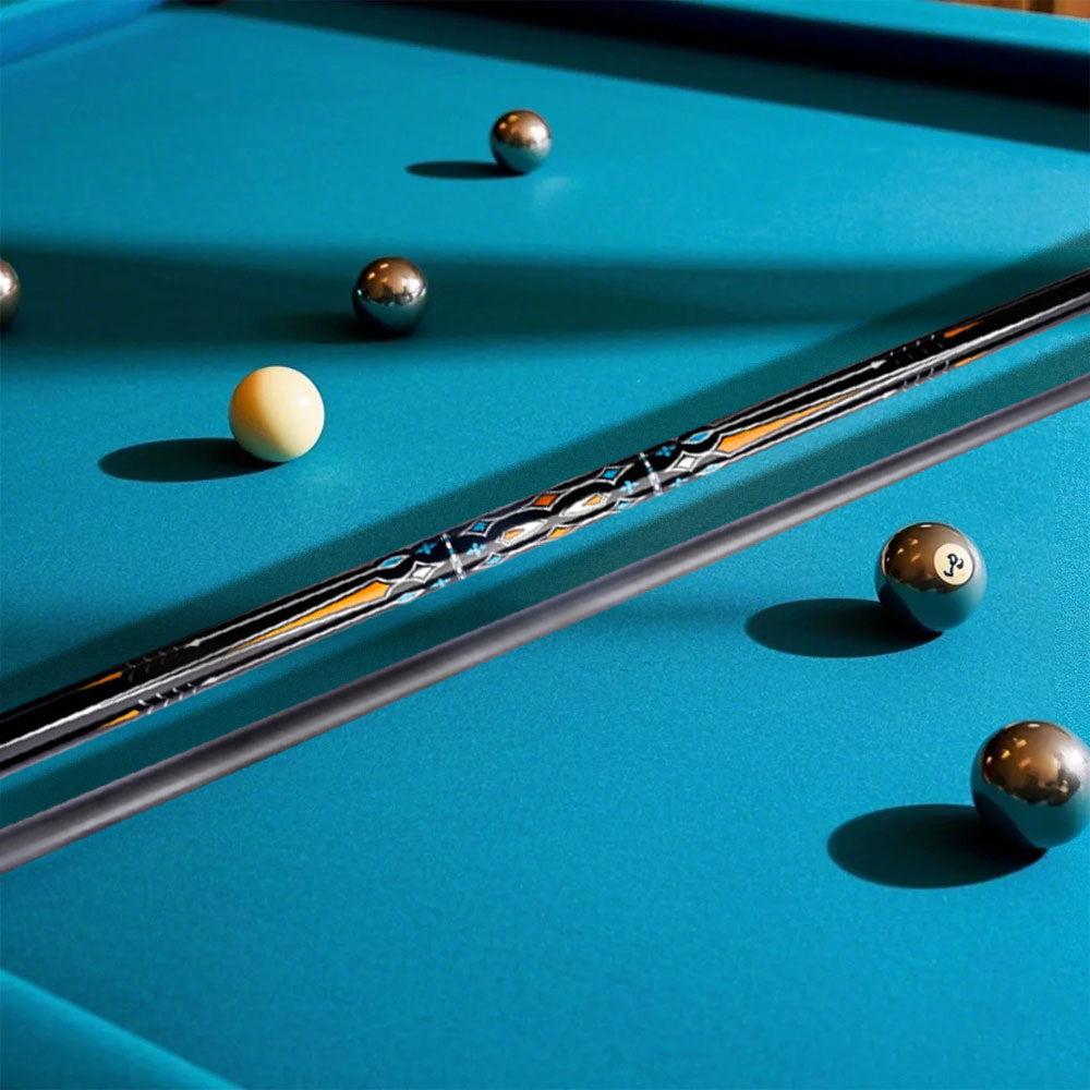 KONLLEN  Premier Professional Car-15 Lightyellow 2-Piece Carom Cue Maple Wood 18.5-20OZ Billiard Cue 147CM - Light Yellow