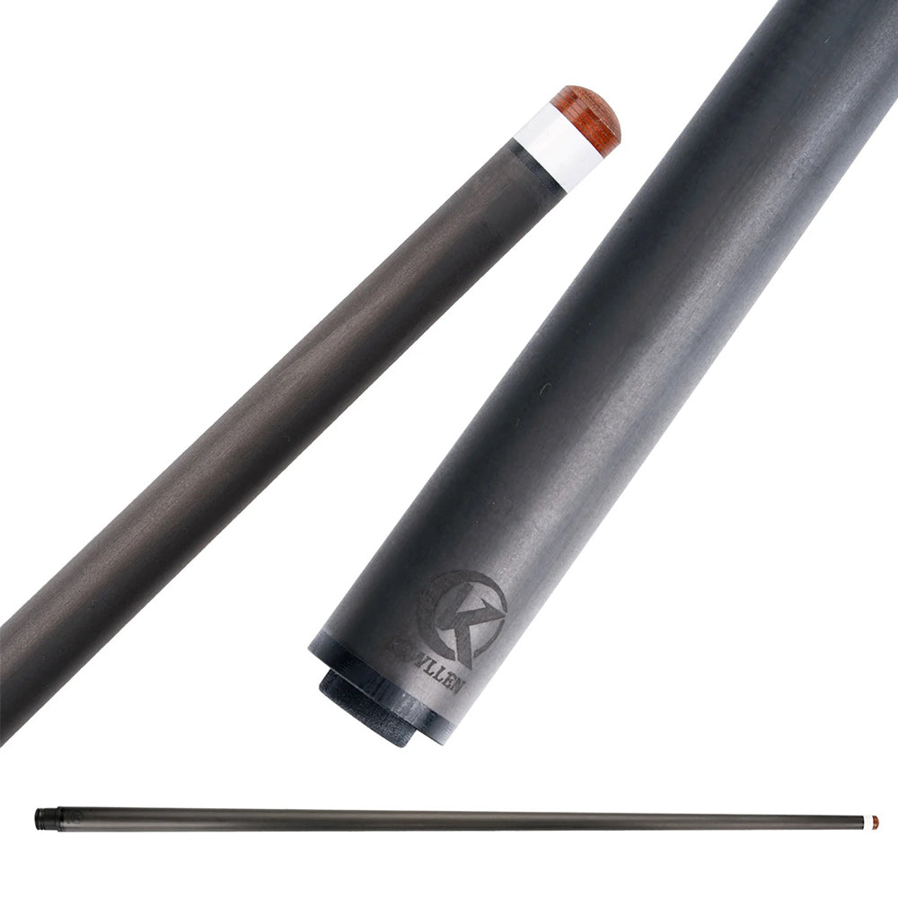 KONLLEN  Premier Professional Single Carom Shaft Carbon Fibre Material 27 Inches - Gray