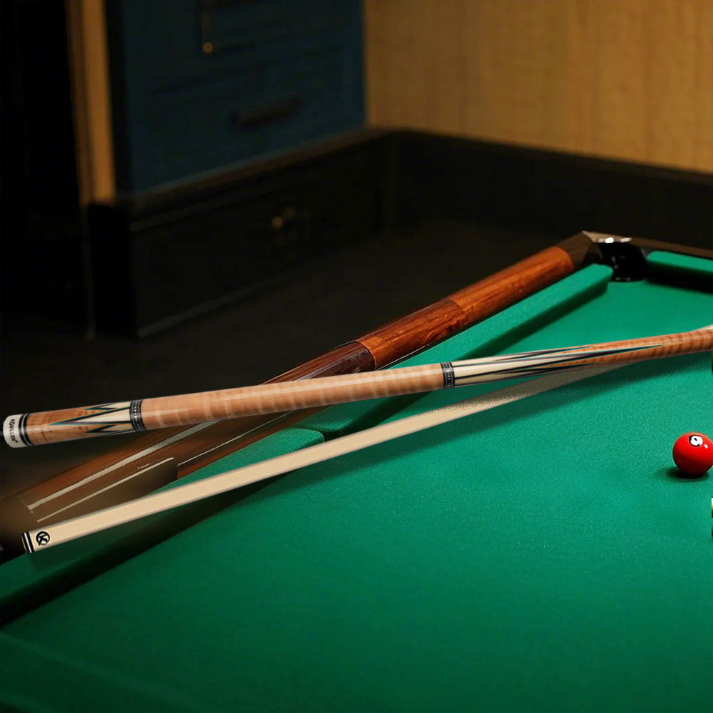 KONLLEN  Premier Professional CXD-P1 2-Piece Carom Cue Maple Wood 18.5-20OZ Billiard Cue 142CM - Wood