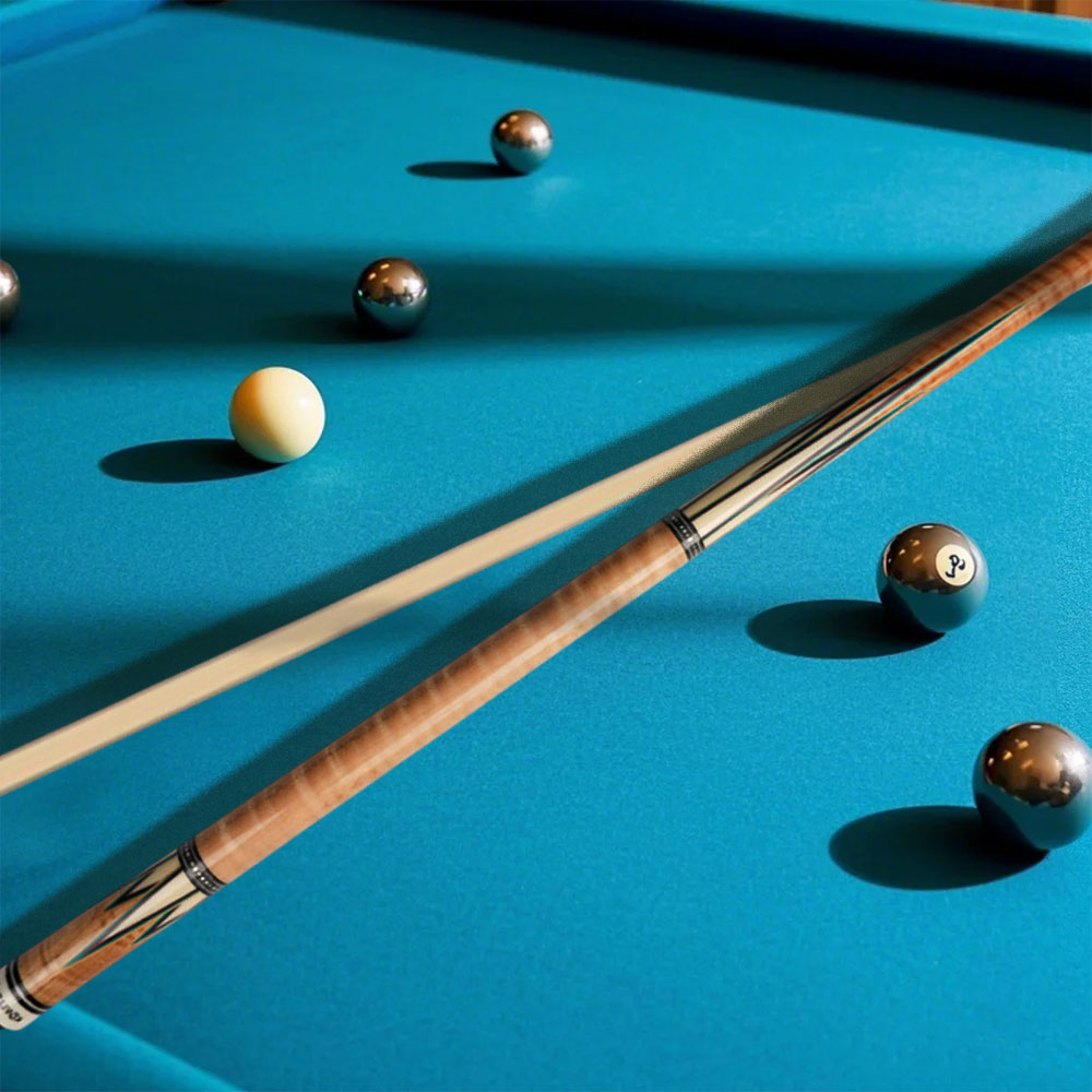 KONLLEN  Premier Professional CXD-P1 2-Piece Carom Cue Maple Wood 18.5-20OZ Billiard Cue 142CM - Wood