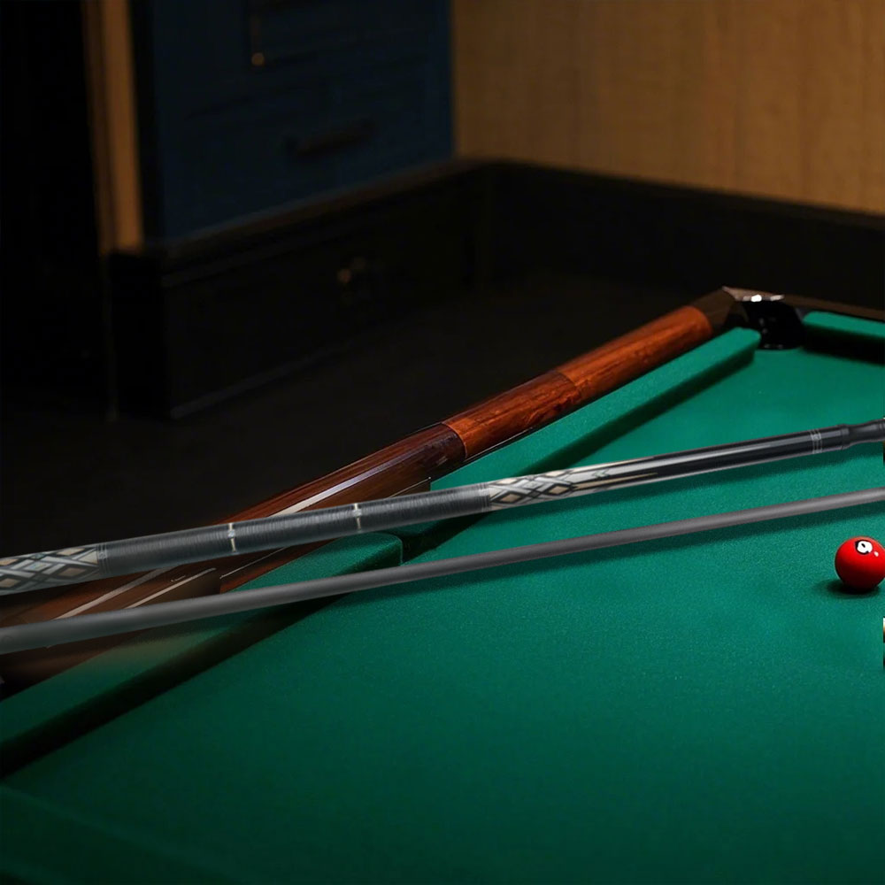 KONLLEN  Premier Professional HQ-07CF 2-Piece Pool Cue Maple Wood 18.5-20OZ Billiard Cue 147CM - Wood&Black