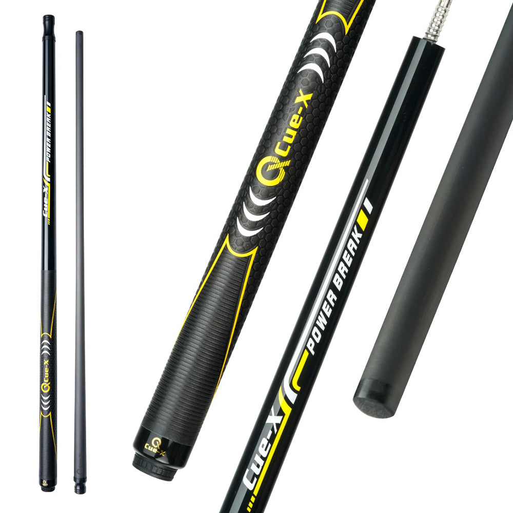 KONLLEN  Premier Professional HQ-JP 3-Piece Jump Cue 11.4OZ Billiard Cue 138CM - Yellow&Black