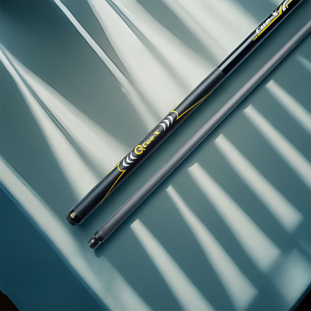 KONLLEN  Premier Professional HQ-JP 3-Piece Jump Cue 11.4OZ Billiard Cue 138CM - Yellow&Black