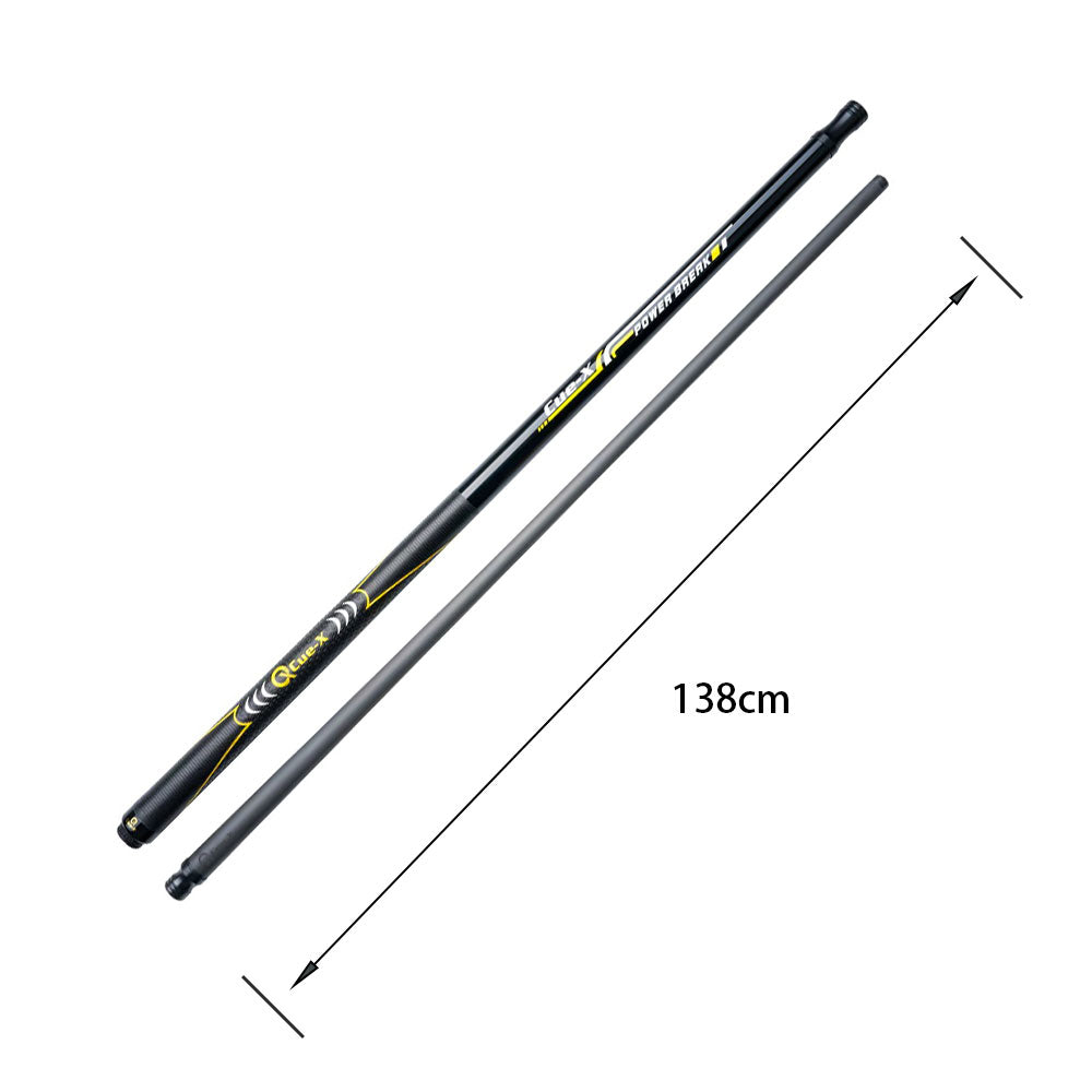 KONLLEN  Premier Professional HQ-JP 3-Piece Jump Cue 11.4OZ Billiard Cue 138CM - Yellow&Black
