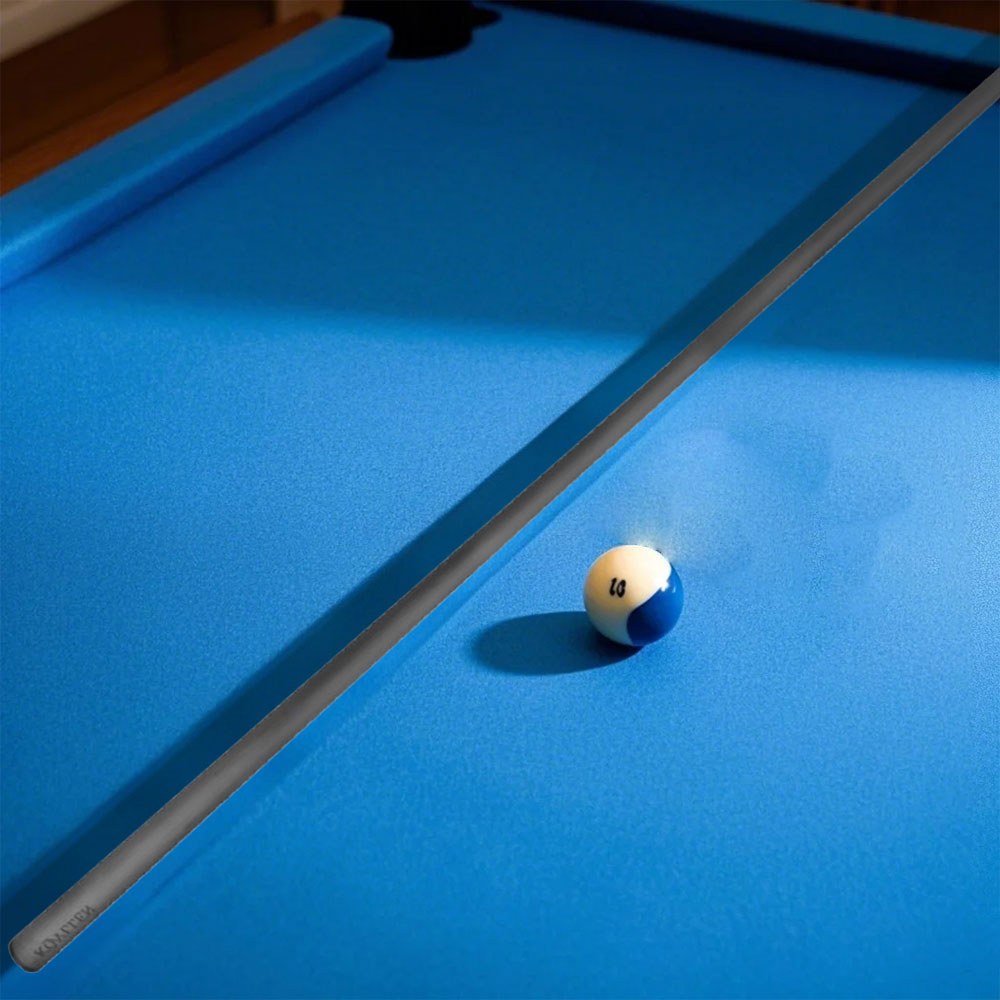 KONLLEN  Premier Professional Single Pool Shaft Carbon Fibre Material  29 Inches- Gray
