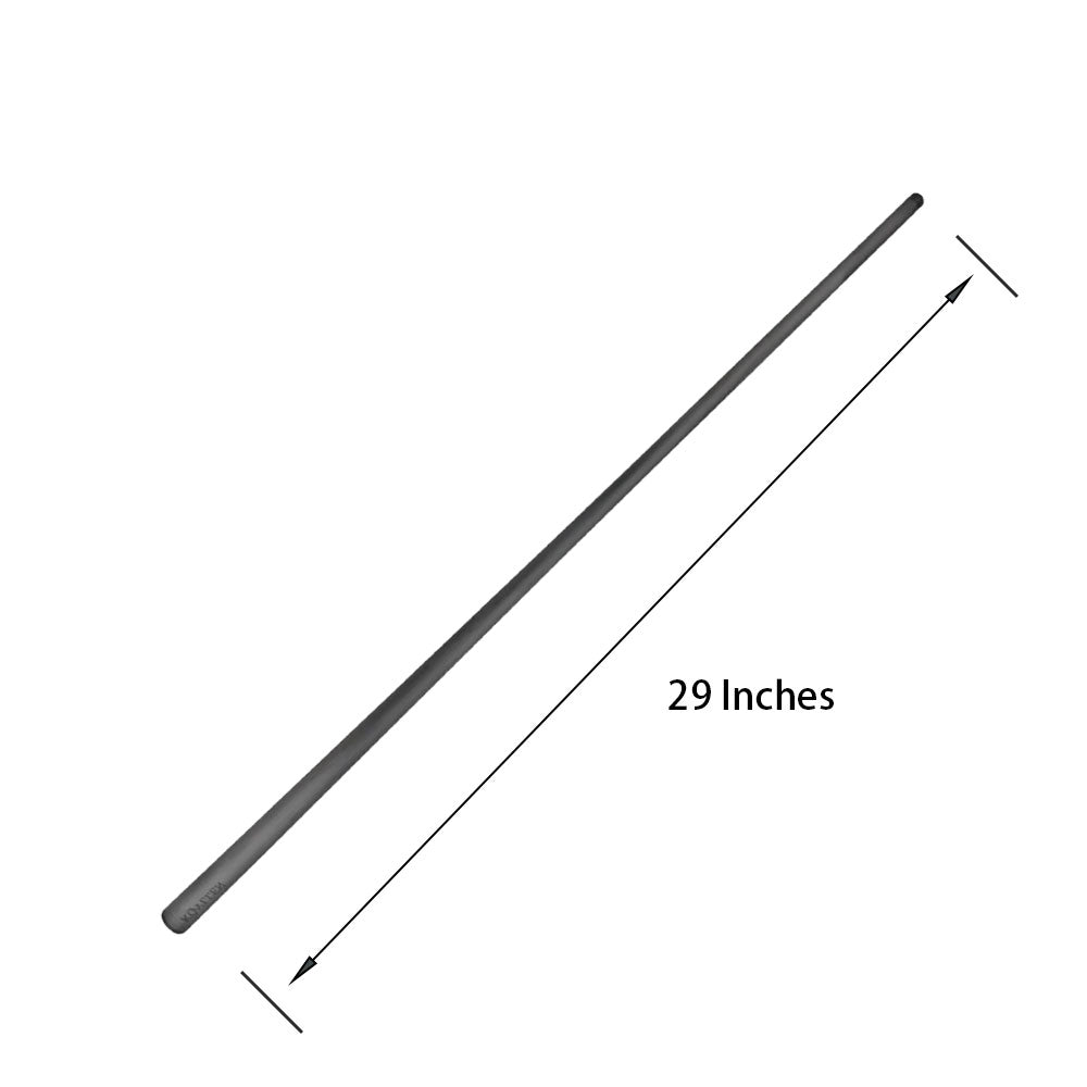KONLLEN  Premier Professional Single Carom Shaft Carbon Fibre Material 27 Inches - Gray