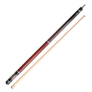 KONLLEN  Premier Professional Zokue-2 2-Piece Carom Cue Maple Wood 18.5-20OZ Billiard Cue 147CM - Red&Black