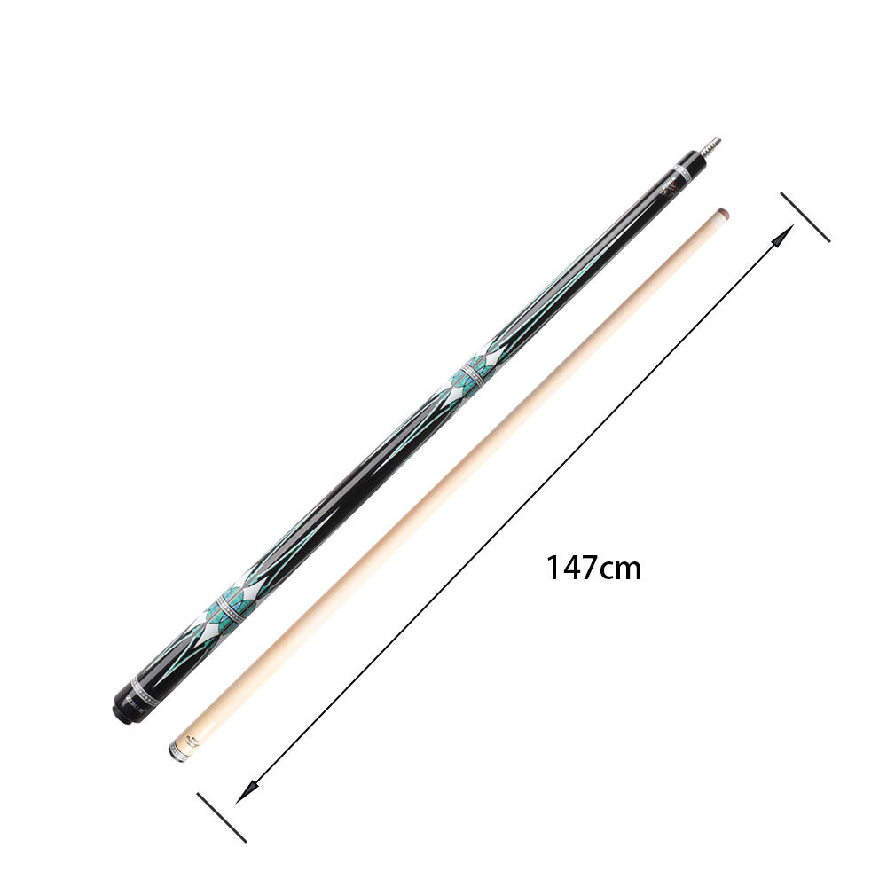 KONLLEN  Premier Professional Zokue-3 2-Piece Carom Cue Maple Wood 18.5-20OZ Billiard Cue 147CM - Blue&Black