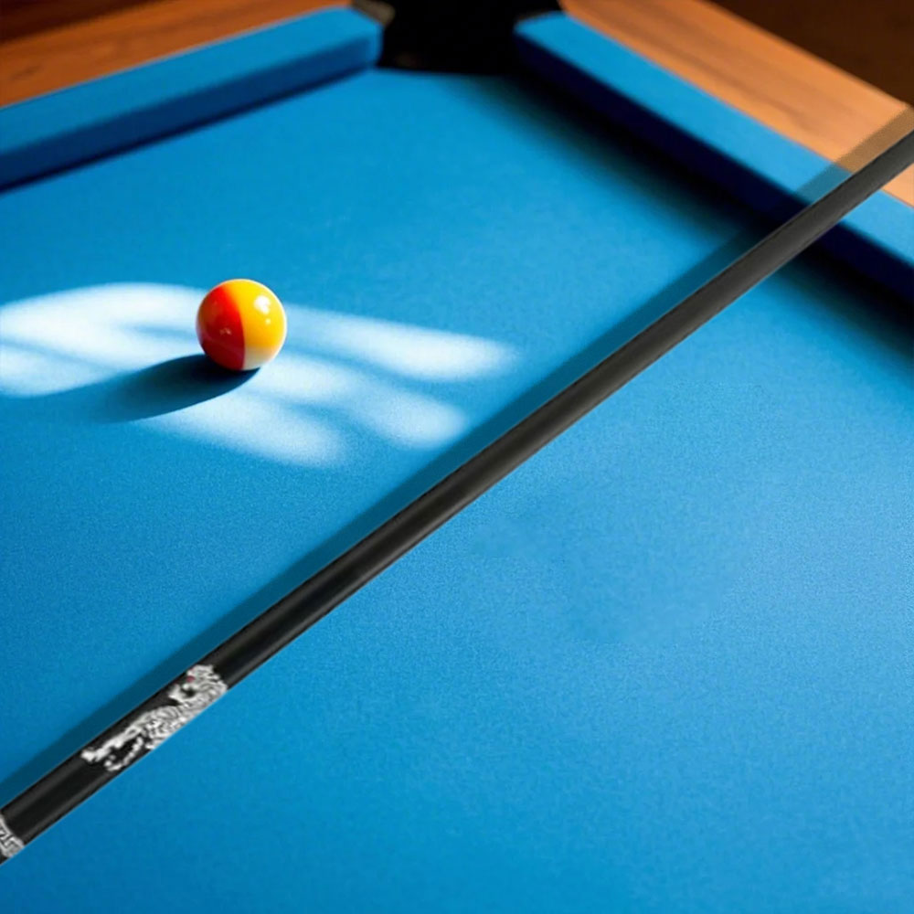 KONLLEN  Premier Professional BH One Piece Snooker Cue Maple Wood 18.5-20OZ Billiard Cue 145cm - White&Black