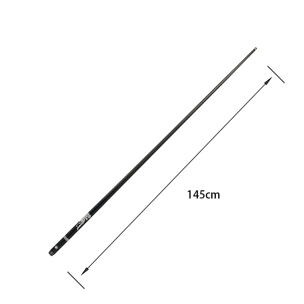 KONLLEN  Premier Professional BH One Piece Snooker Cue Maple Wood 18.5-20OZ Billiard Cue 145cm - White&Black