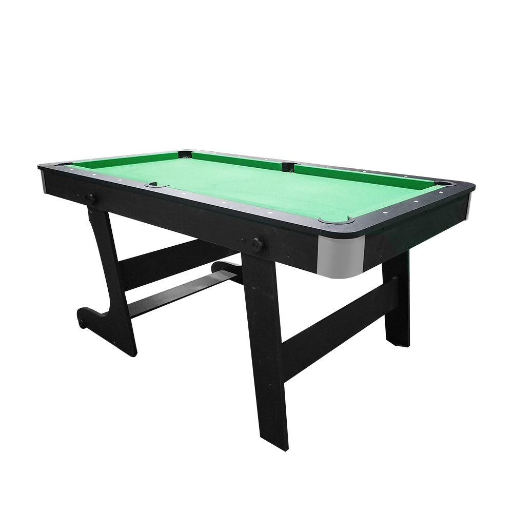 CUETIQ 6FT 3-IN-1 MDF Foldable Billiard Table Pool Table, Table Tennis Table and Dining Table