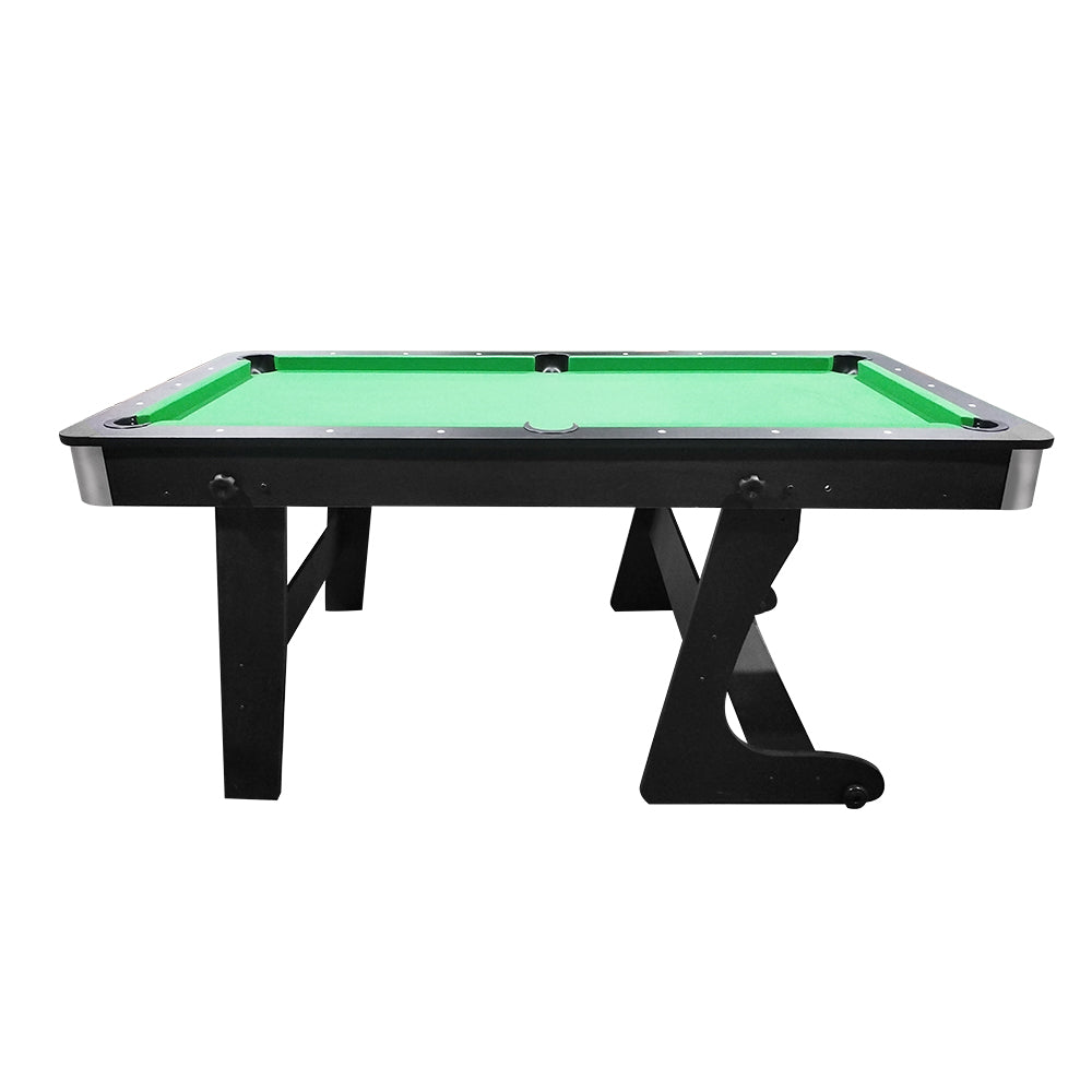 CUETIQ 6FT 3-IN-1 MDF Foldable Billiard Table Pool Table, Table Tennis Table and Dining Table