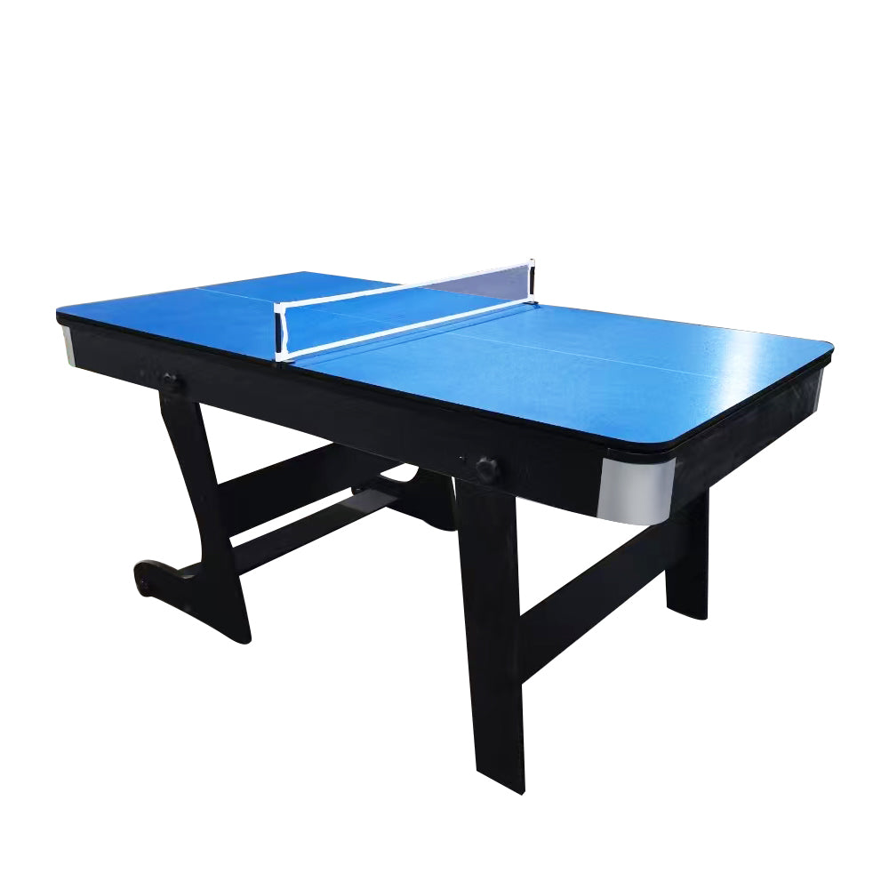CUETIQ 6FT 3-IN-1 MDF Foldable Billiard Table Pool Table, Table Tennis Table and Dining Table