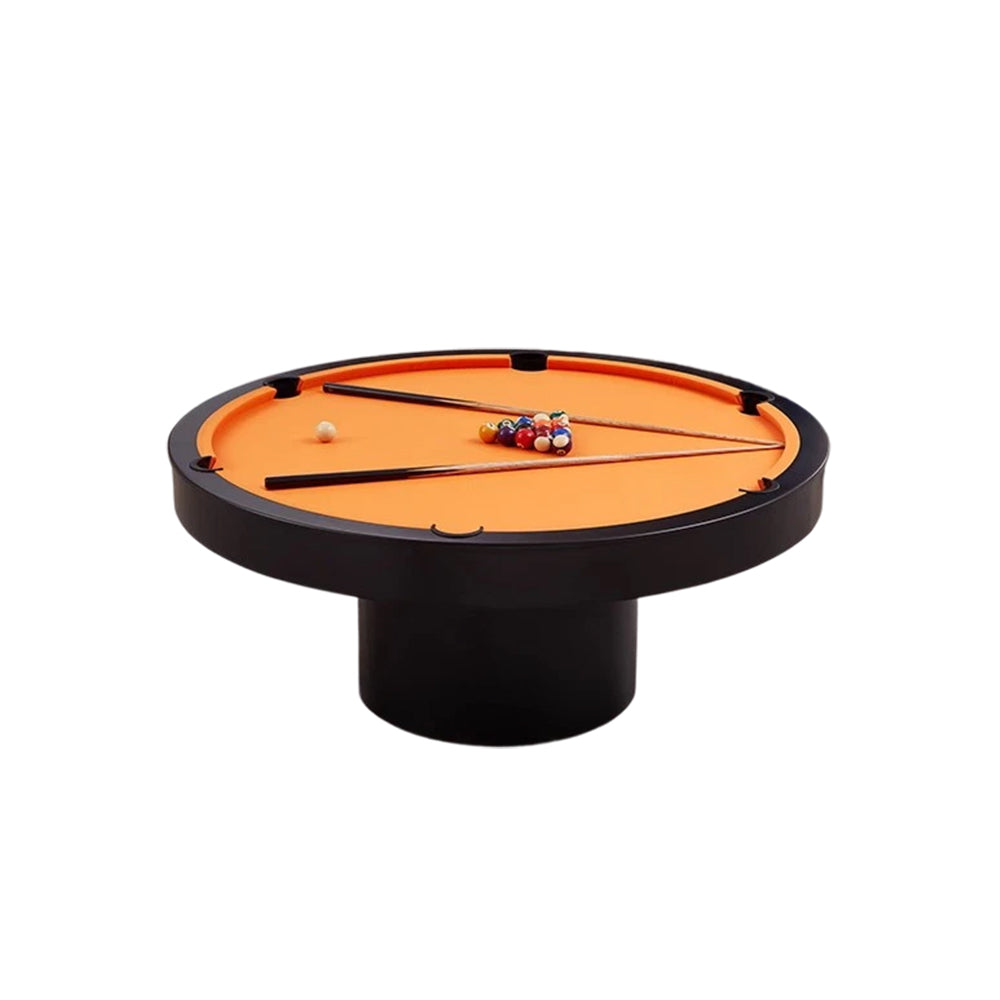 CUETIQ L042 Marble 140cm Diameter 2-IN-1 Round Billiard Table/ Office Desk