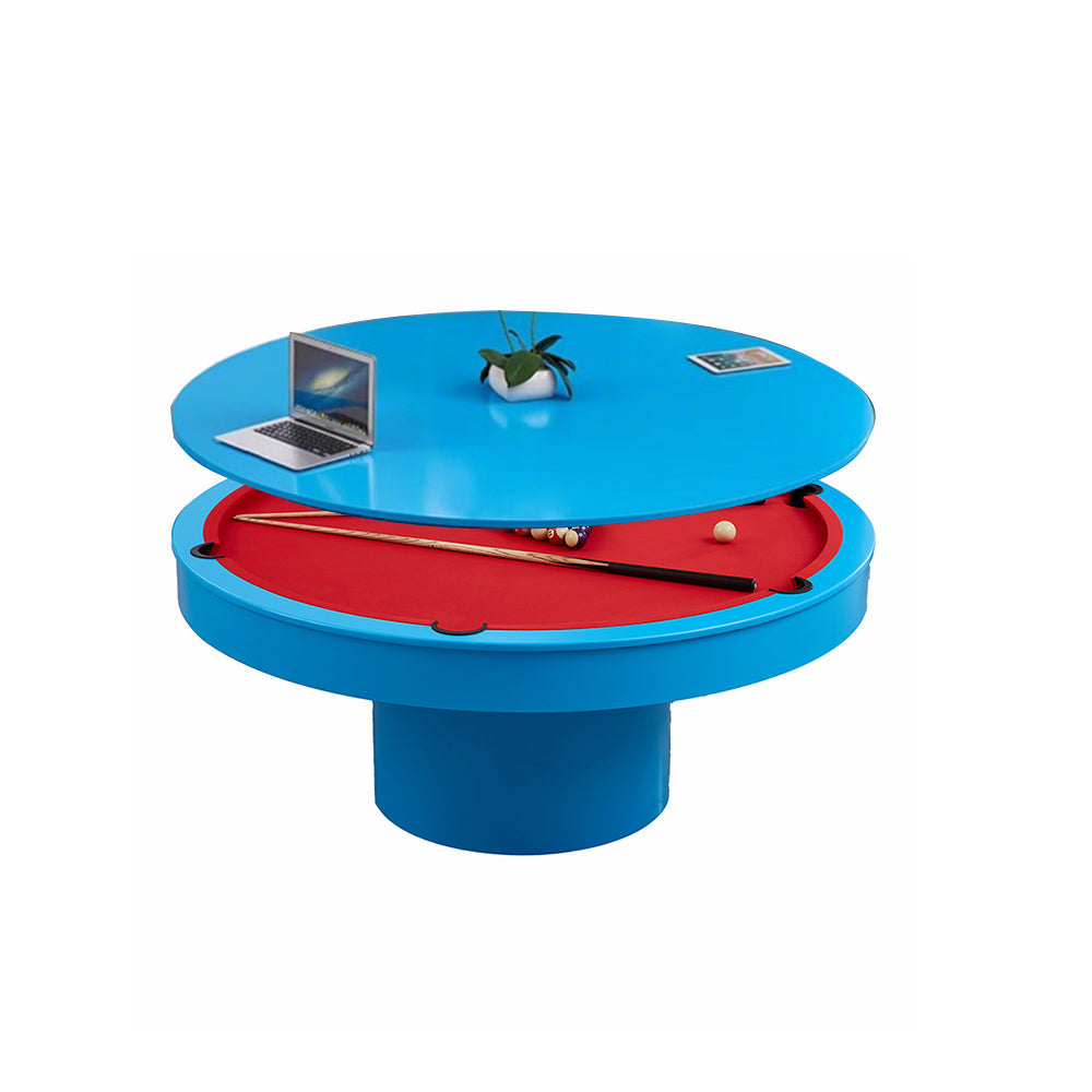 CUETIQ L042 120cm Diameter 2-IN-1  Round Billiard Table/ Office Desk