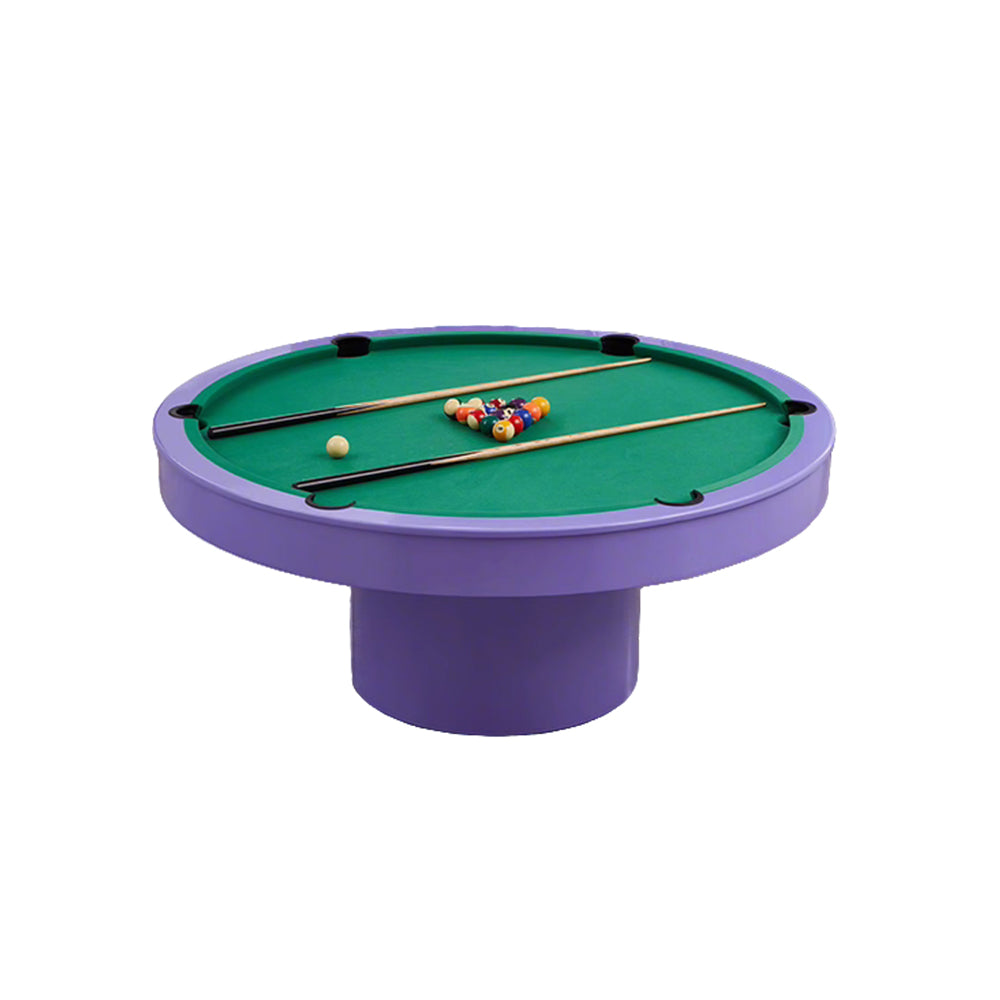 CUETIQ L042 Marble 140cm Diameter 2-IN-1 Round Billiard Table/ Office Desk