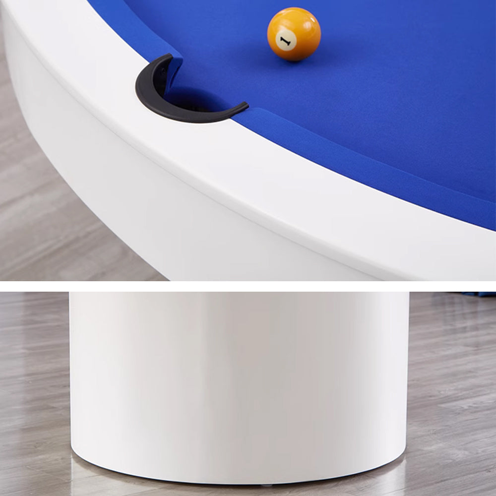 CUETIQ L042 Marble 160cm Diameter 2-IN-1 Round Billiard Table/ Office Desk