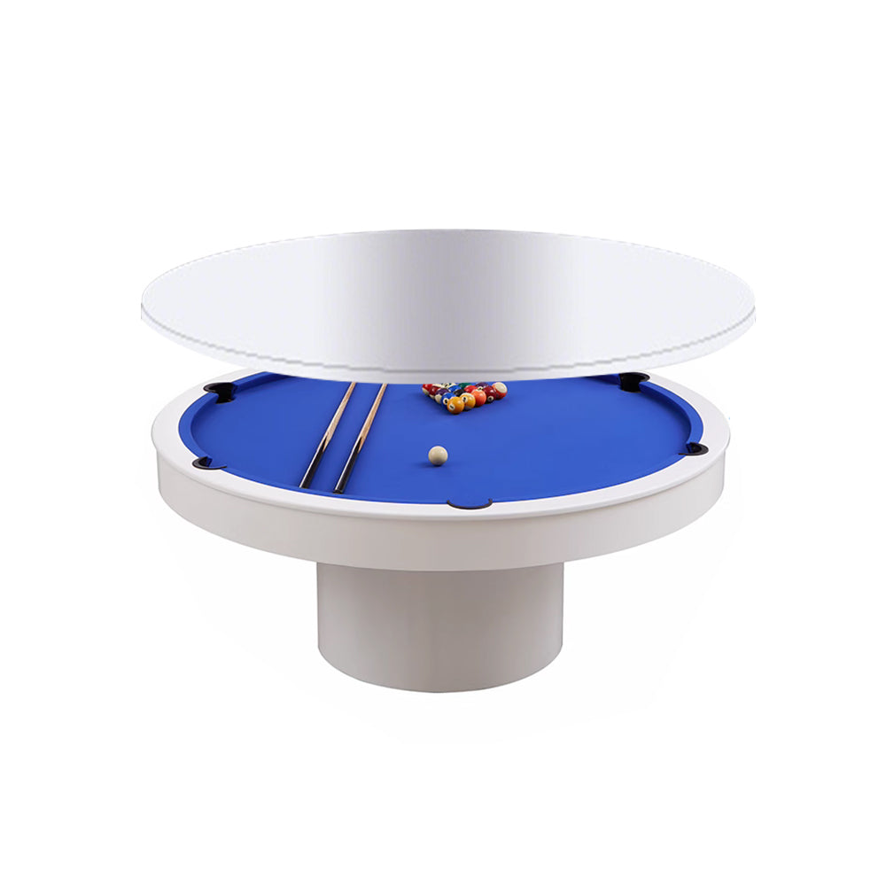 CUETIQ L042 120cm Diameter 2-IN-1  Round Billiard Table/ Office Desk
