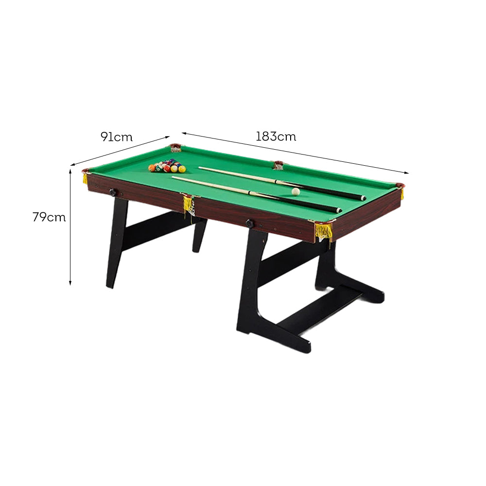 CUETIQ GTF003 5FT/6FT 3-IN-1 Billiard Table/ Ping-pong Table/ Office Desk Foldable Design