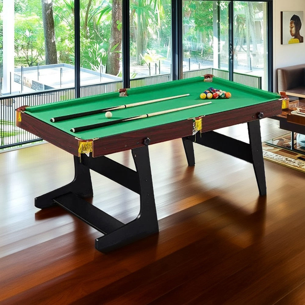 CUETIQ GTF003 5FT/6FT 3-IN-1 Billiard Table/ Ping-pong Table/ Office Desk Foldable Design