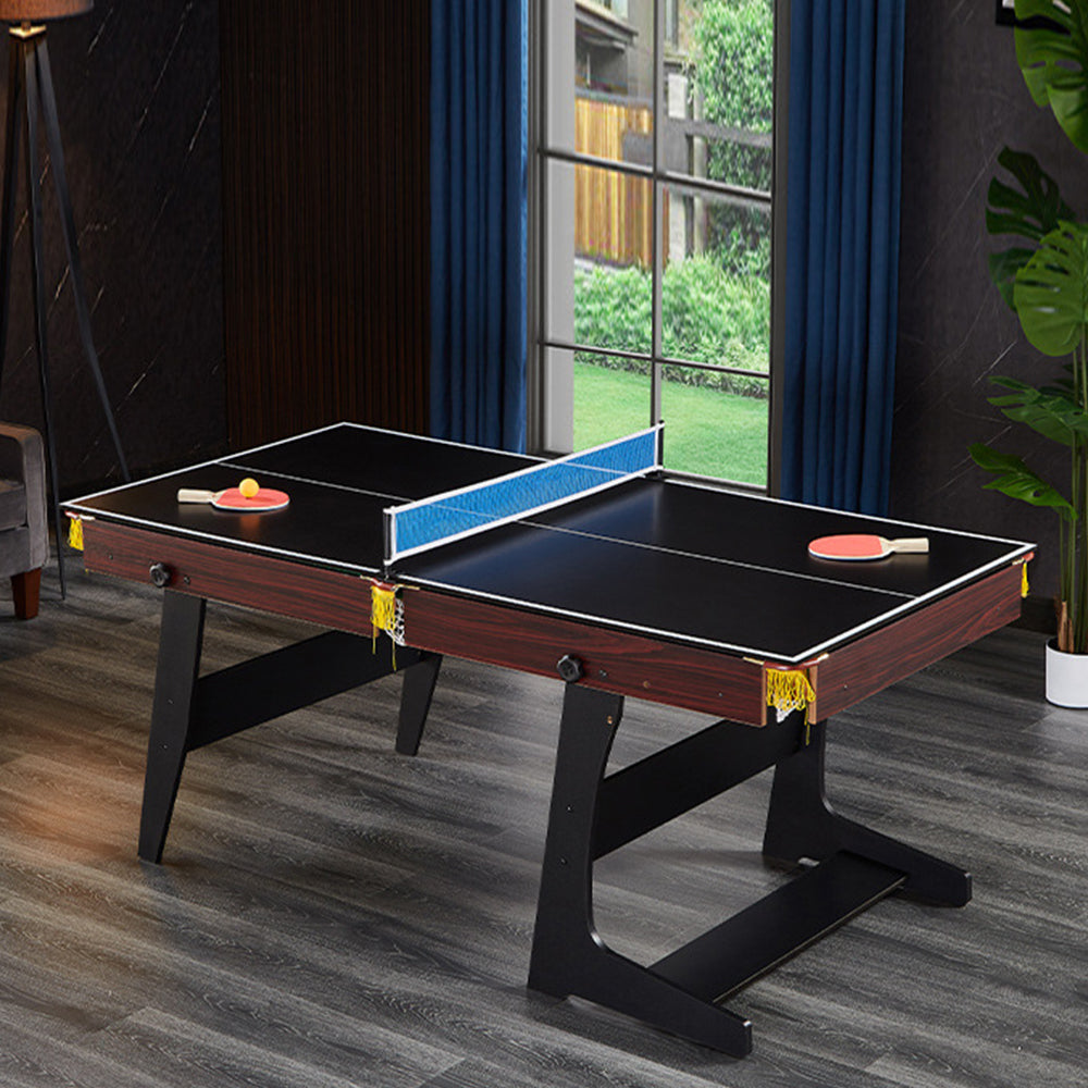 CUETIQ GTF003 5FT/6FT 3-IN-1 Billiard Table/ Ping-pong Table/ Office Desk Foldable Design