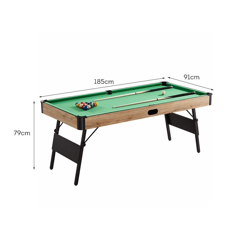 CUETIQ GTF008 6FT 3-IN-1 Billiard Table/ Ping-pong Table/ Office Desk Foldable Design