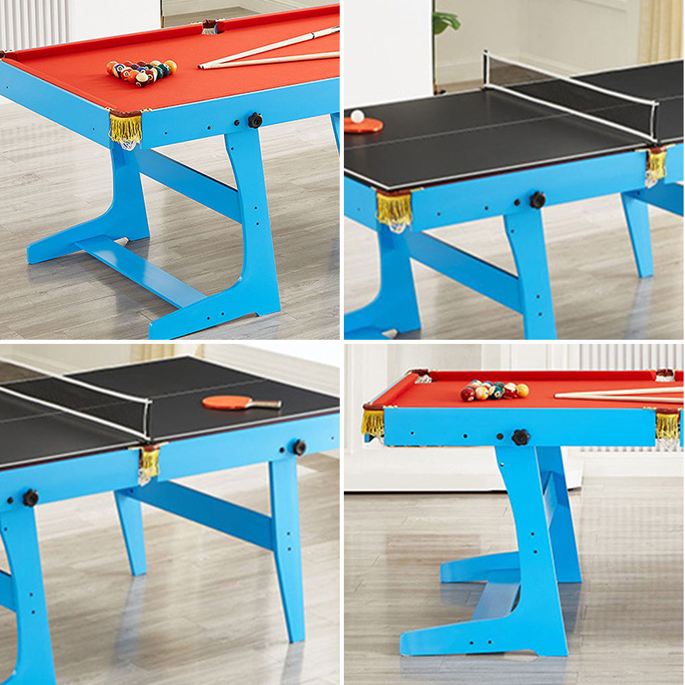 CUETIQ GTF009 6FT 3-IN-1 Billiard Table/ Ping-pong Table/ Office Desk Foldable Design