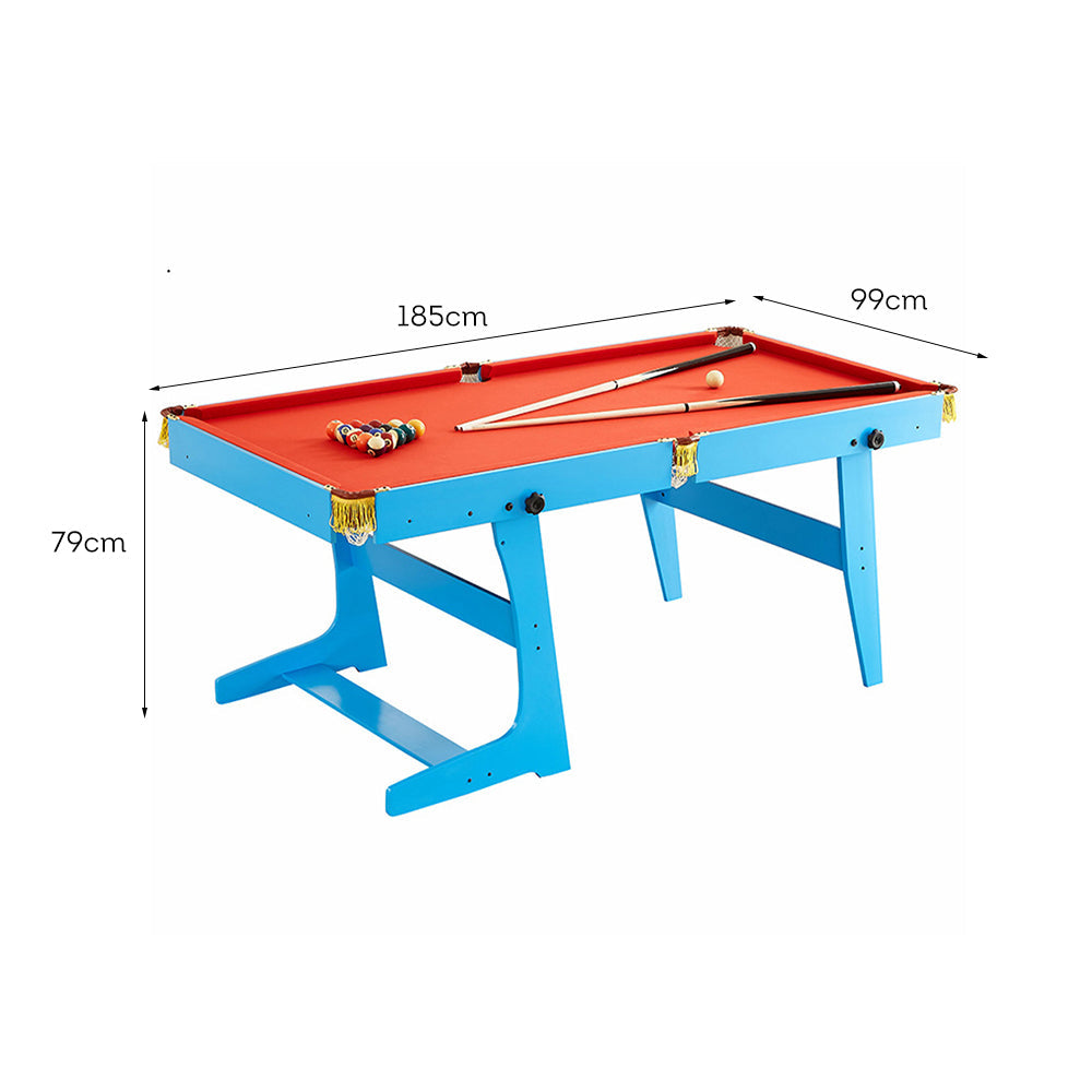 CUETIQ GTF009 6FT 3-IN-1 Billiard Table/ Ping-pong Table/ Office Desk Foldable Design