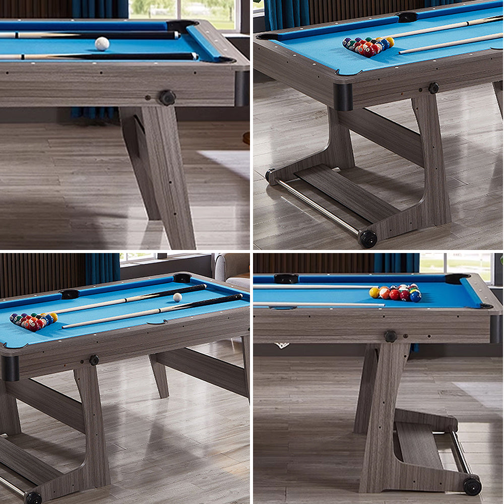 CUETIQ GTF009 6FT 3-IN-1 Billiard Table/ Ping-pong Table/ Office Desk Foldable Design