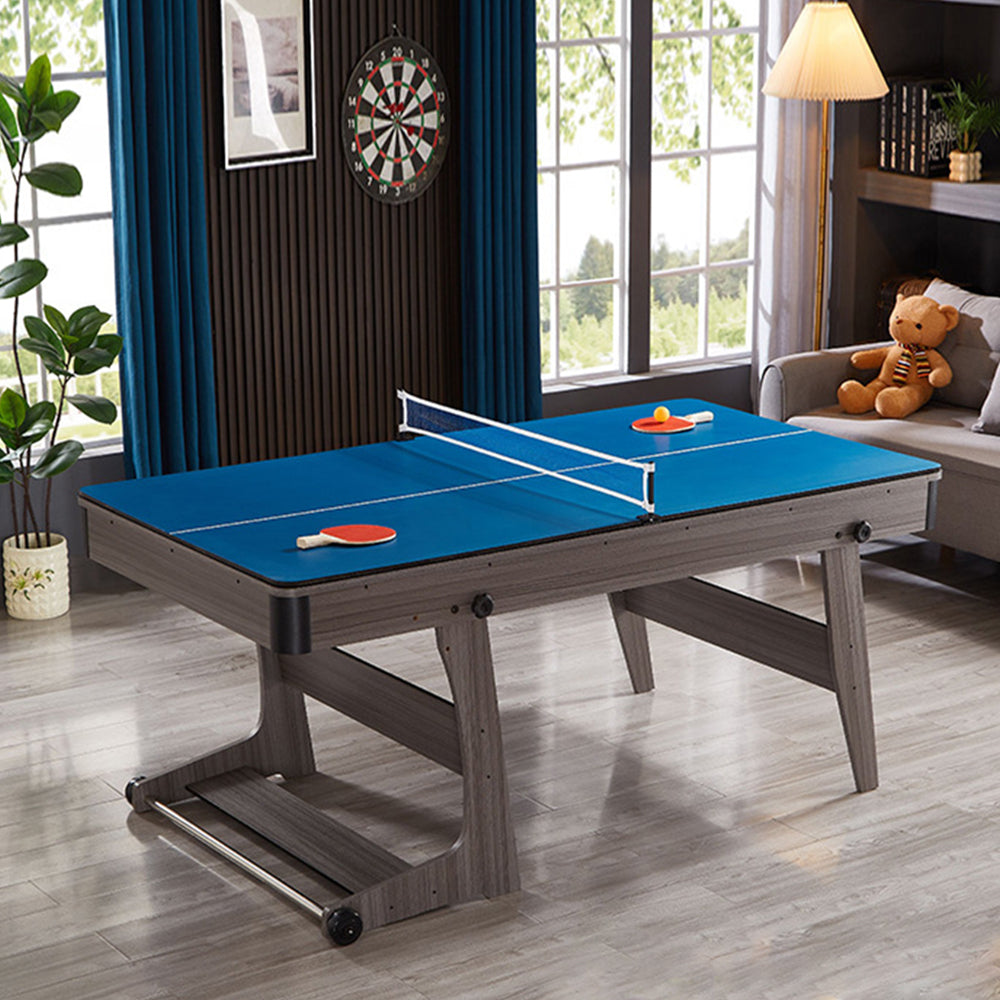 CUETIQ GTF009 6FT 3-IN-1 Billiard Table/ Ping-pong Table/ Office Desk Foldable Design