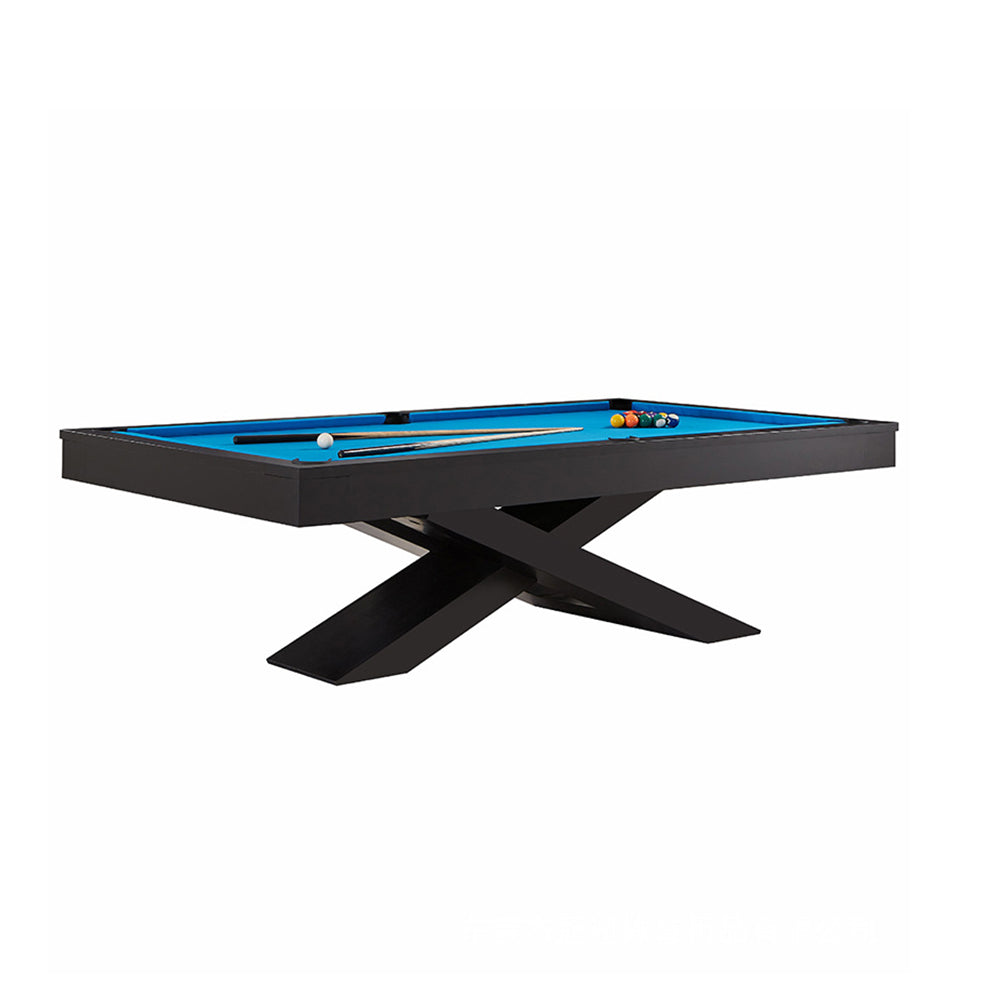 CUETIQ L011 7/8/9FT 3-IN-1 Slate Pool Table/ Ping-pong Table/ Office Desk Solid Wood Frame