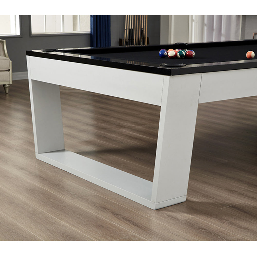 CUETIQ L022 7/8/9FT 3-IN-1 Slate Billiard Table/ Ping-pong Table/ Office Desk Solid Wood Frame