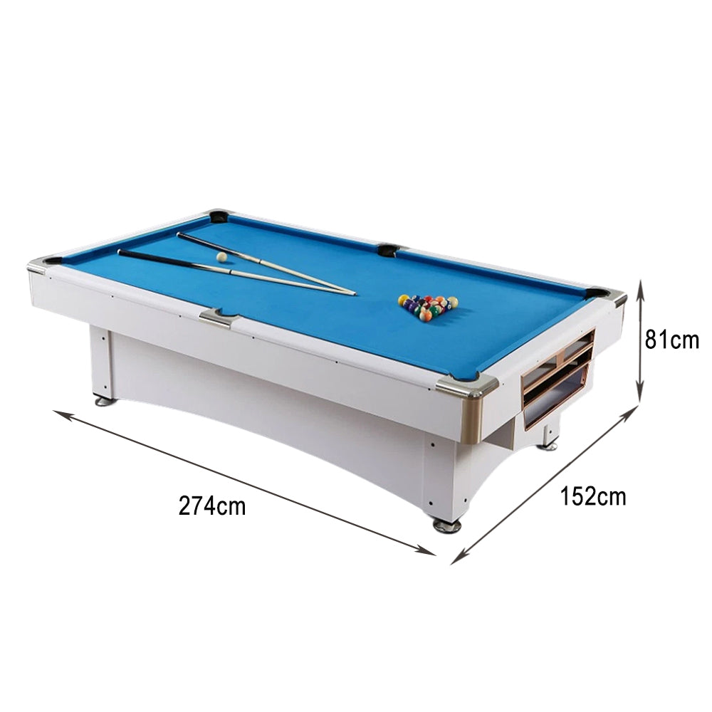 CUETIQ GTMDF004 9FT MDF 3IN1 Billiard Table / Ping-Pong Table/ Office Desk