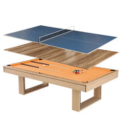 CUETIQ GTMDF009 8FT MDF 3IN1 Billiard Table / Ping-pong Table/ Office Desk