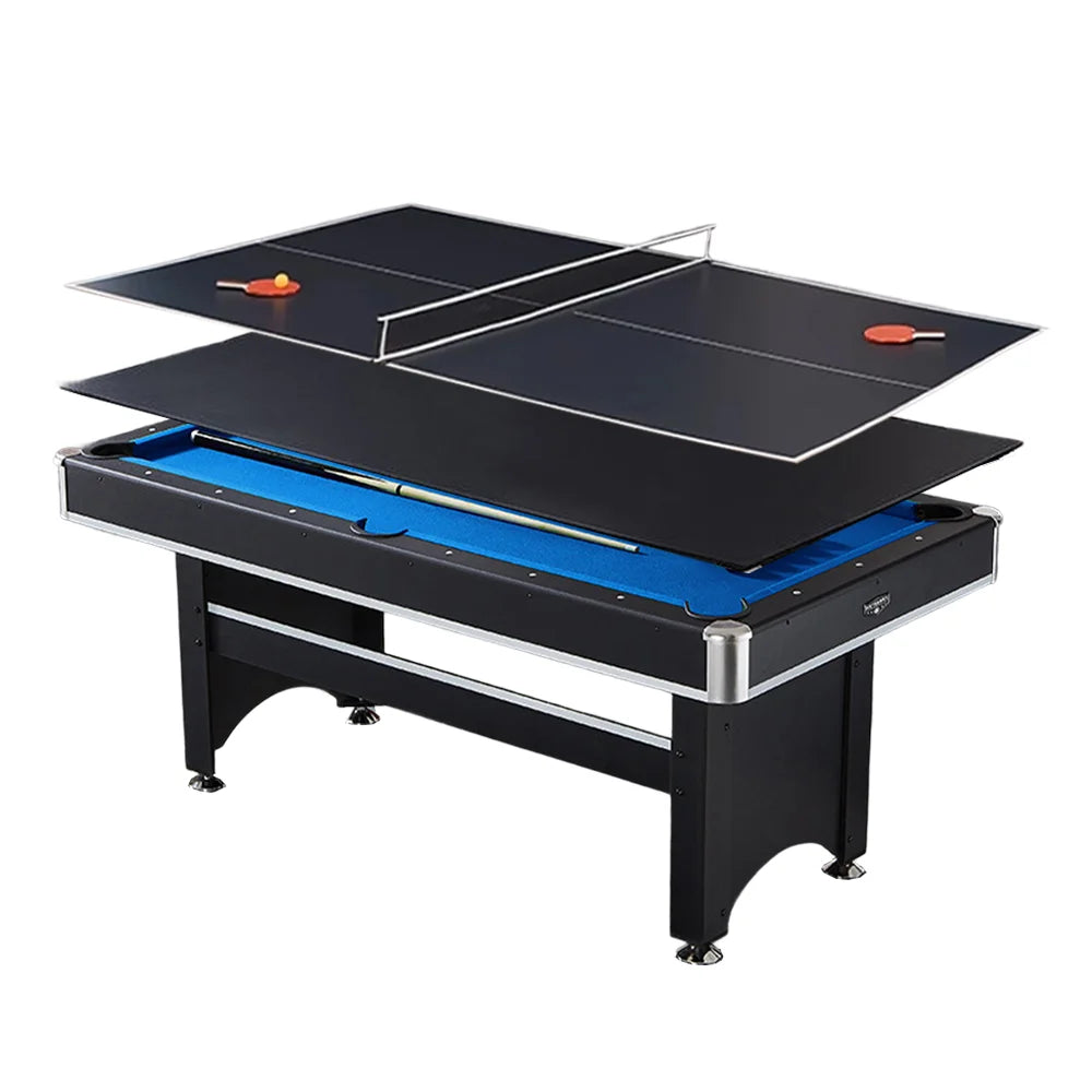 CUETIQ GTMDF010 6FT MDF 3IN1 Billiard Table / Ping-pong Table/ Office Desk