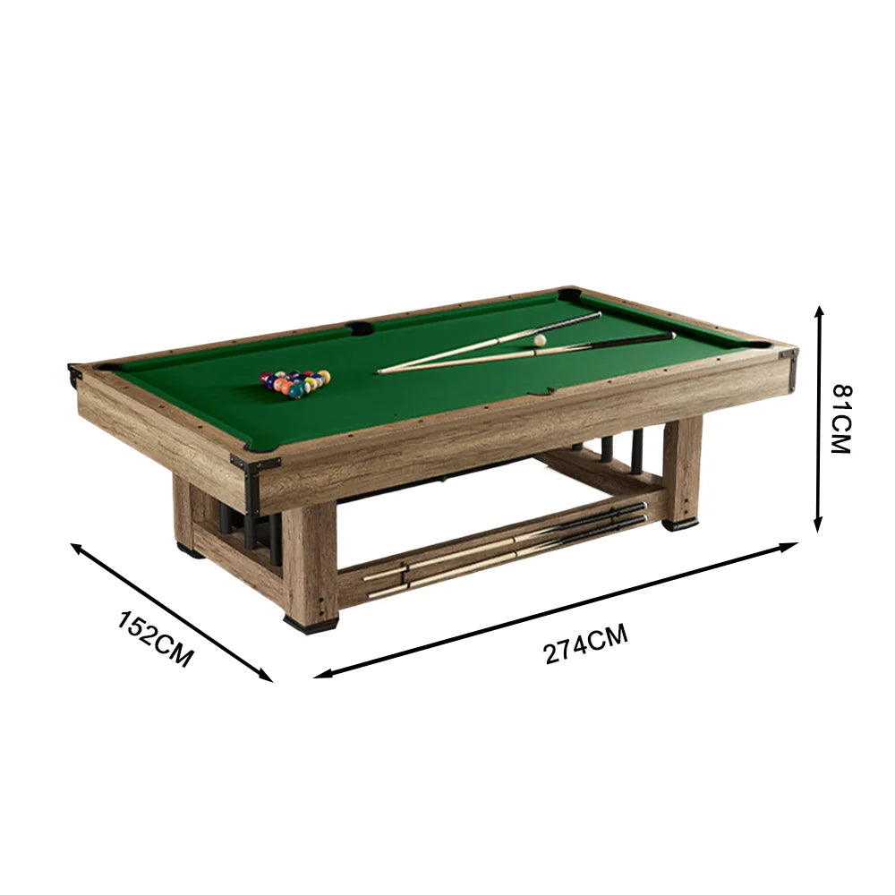 CUETIQ GTMDF012 9FT MDF 3IN1 Billiard Table / Ping-pong Table/ Office Desk