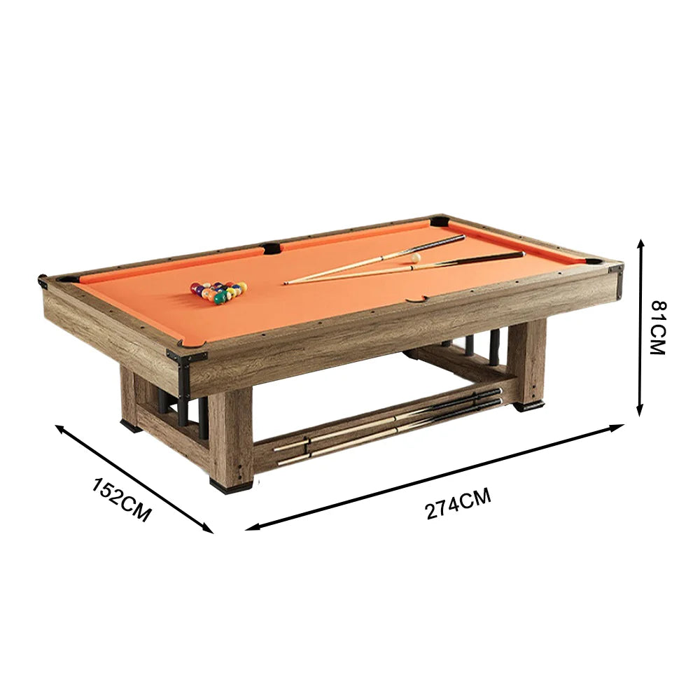 CUETIQ GTMDF012 9FT MDF 3IN1 Billiard Table / Ping-pong Table/ Office Desk