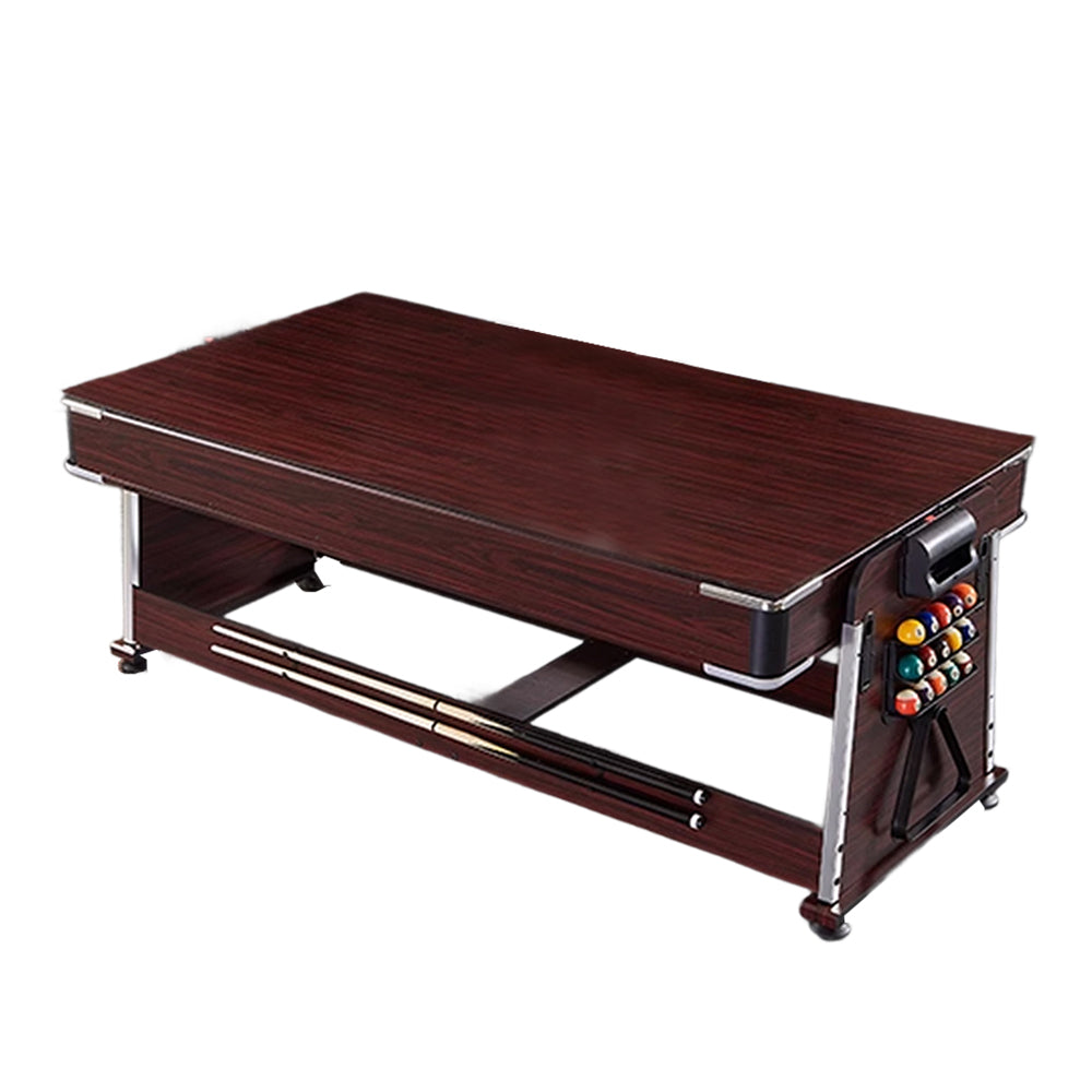 CUETIQ GTM001 7FT 4IN1 Billiard Table/ Ping-pong Table/ Office Table/Air Hockey - Brown