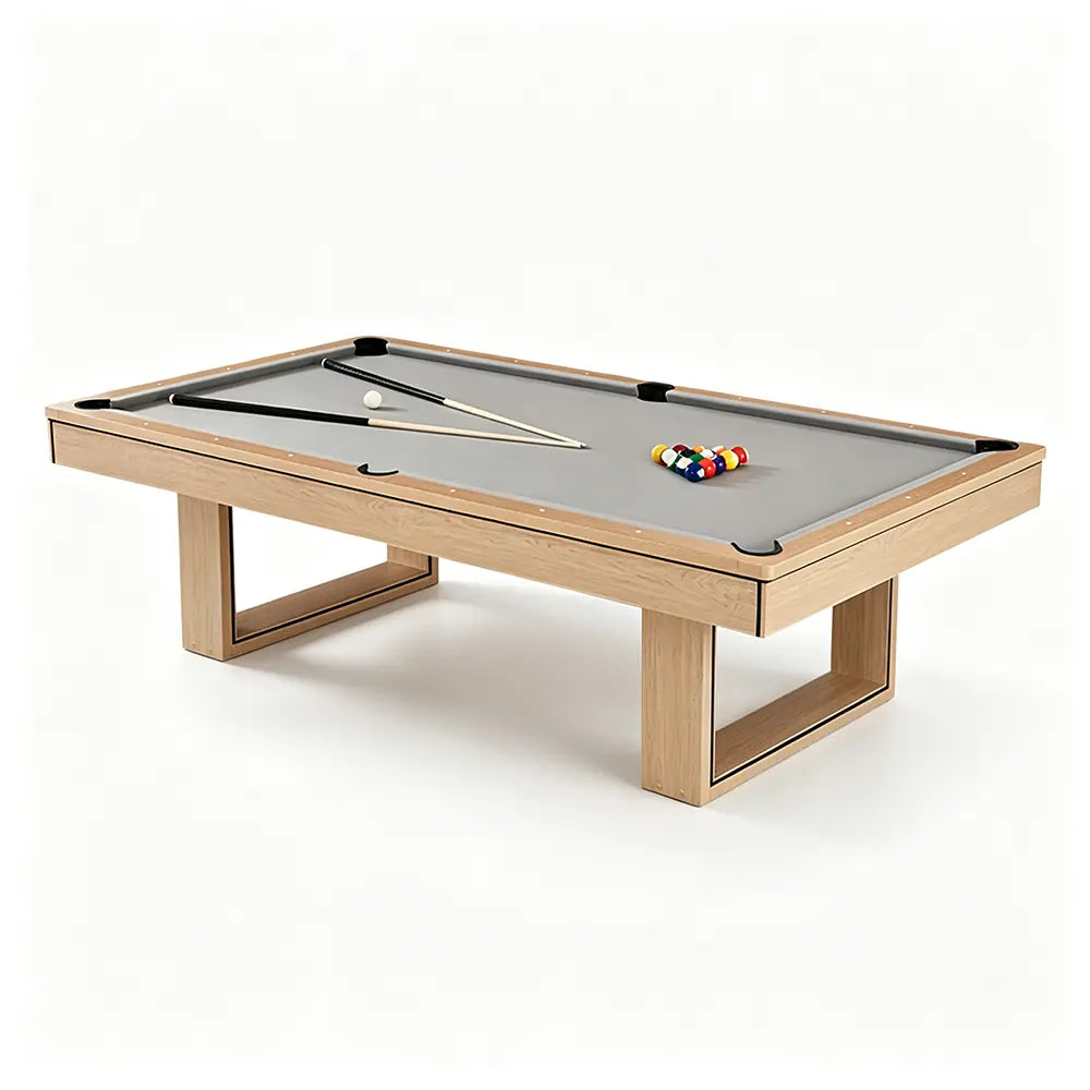 CUETIQ 7FT 3-IN-1 Simple Modern Pool Table/ Billards Table/ Pingpong Table/ Dining Table With Free Accessories