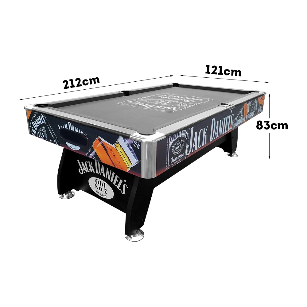 CUETIQ JD LOGO 7FT MDF Pool Snooker Billiards Table Free Accessory