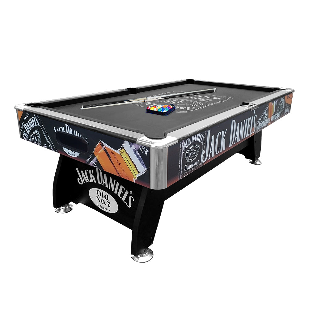 CUETIQ JD LOGO 7FT MDF Pool Snooker Billiards Table Free Accessory
