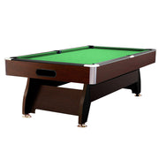 CUETIQ 7FT MDF Pool Snooker Billiard Table Accessories Pack Home Game Room Play (P004)-Walnut