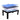 CUETIQ 7FT MDF 4-IN-1 Convertible Multi-function Table Free Accessories Air Hockey/ Billiards Table/ Dining Table/ Table Tennis Table - Black&Blue