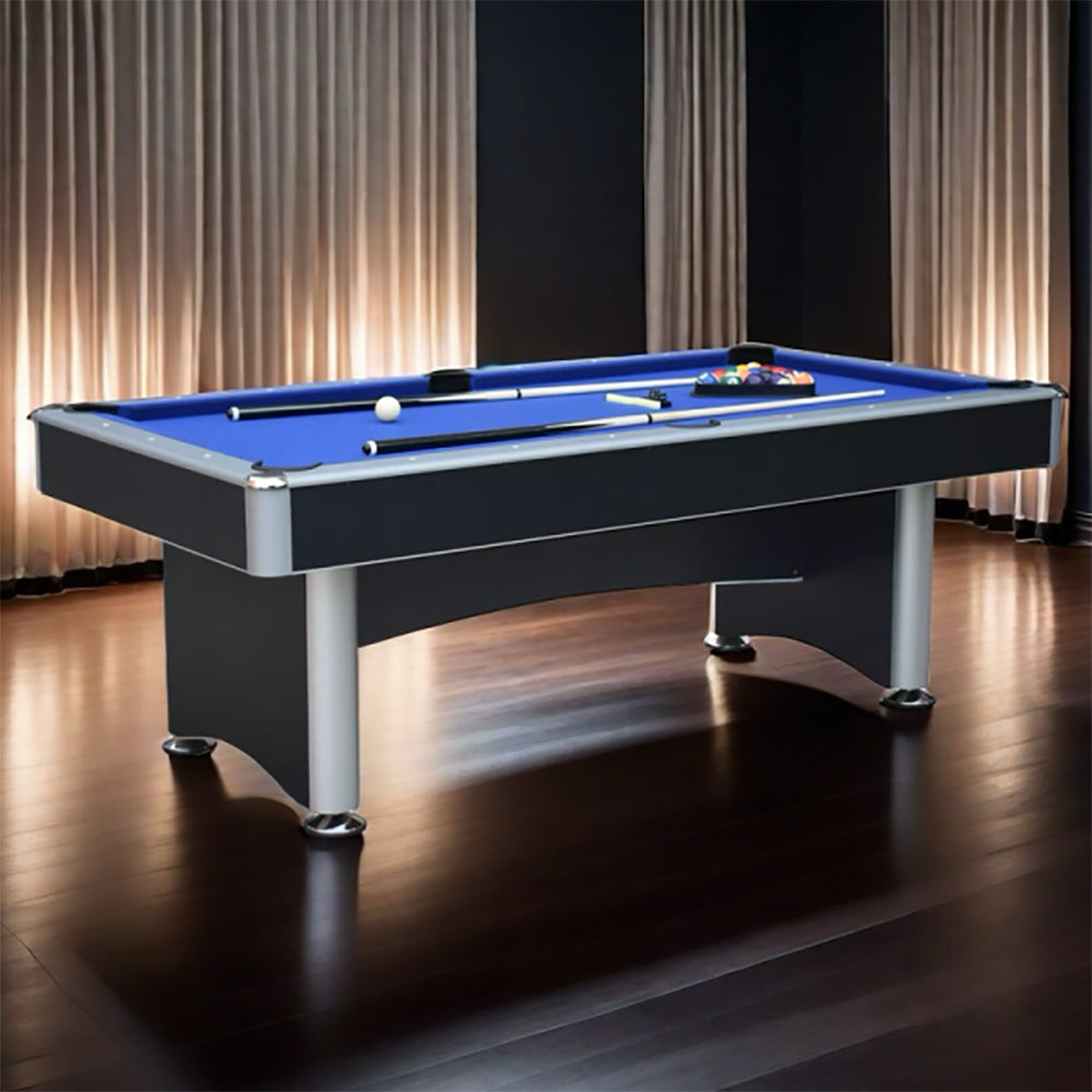 CUETIQ 7FT MDF 3-IN-1 Pool Table/Table Tennis Table/Dining Table-Black